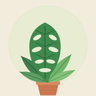 Ejemplo: hojas tropicales